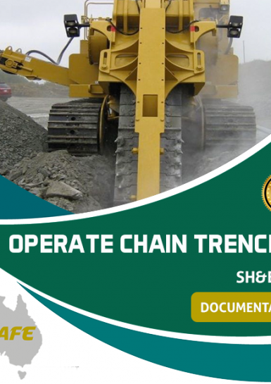 Operate Chain Trencher