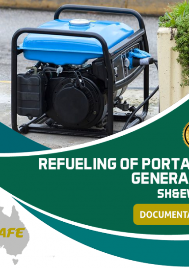 Refueling of Portable Generator