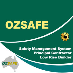 Safety Management Plan, Principal Contractor (Low Rise Builder)