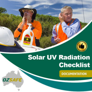 Solar UV Radiation Exposure Checklist