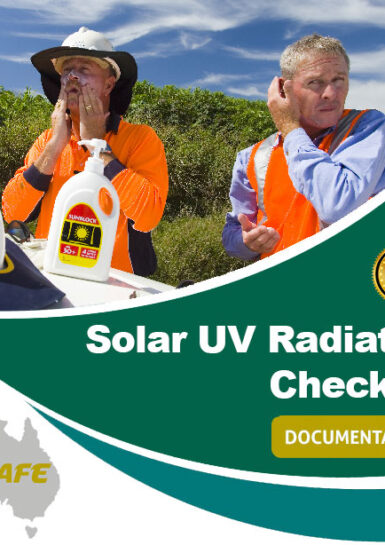 Solar UV Radiation Exposure Checklist
