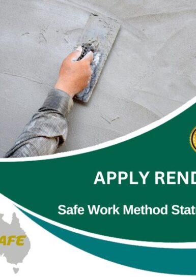 The Safe Work Method Statement for Applying Render